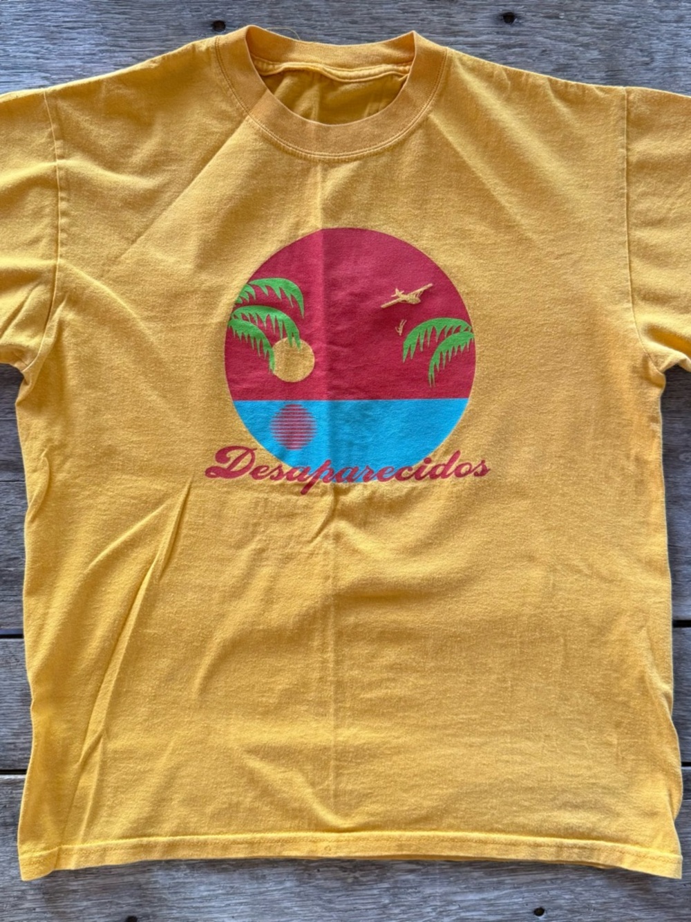 Yellow "Desaparecidos" Graphic Tee